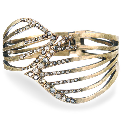Cut Out Hinge Petal Cuff